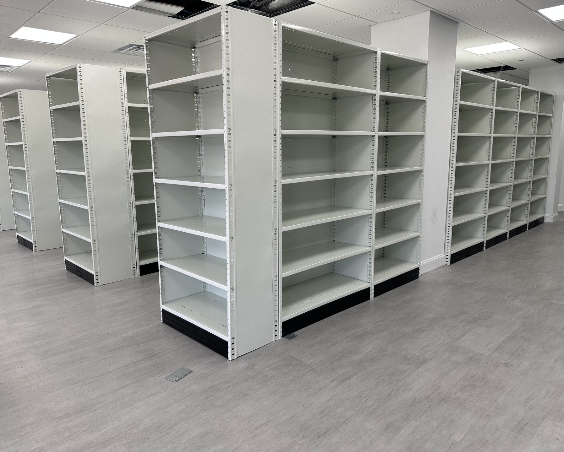 box edge, static shelving, summer storage shutdown