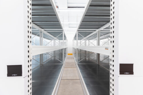 mobile shelving vs static shelving, high-density mobile shelving